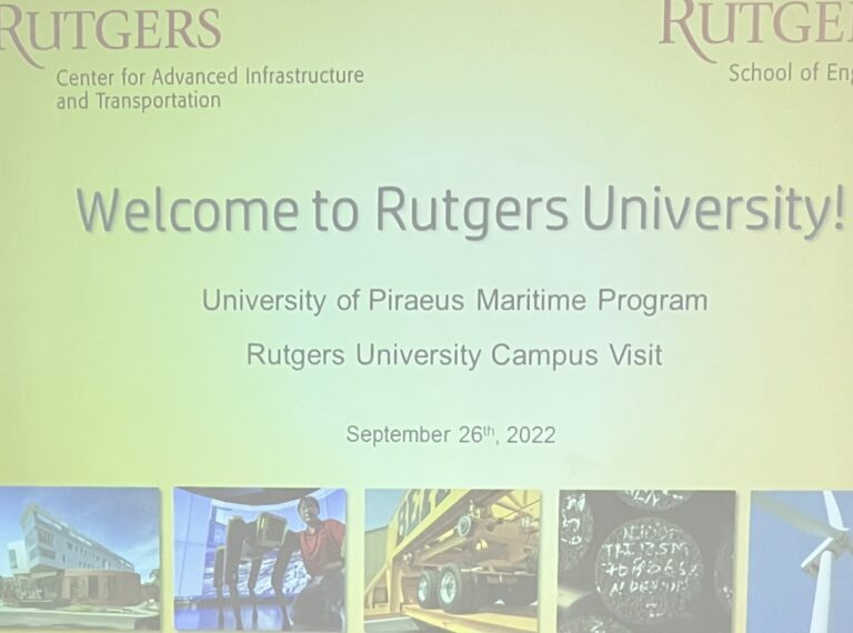 Educational visit – USA – Rutgers CAIT