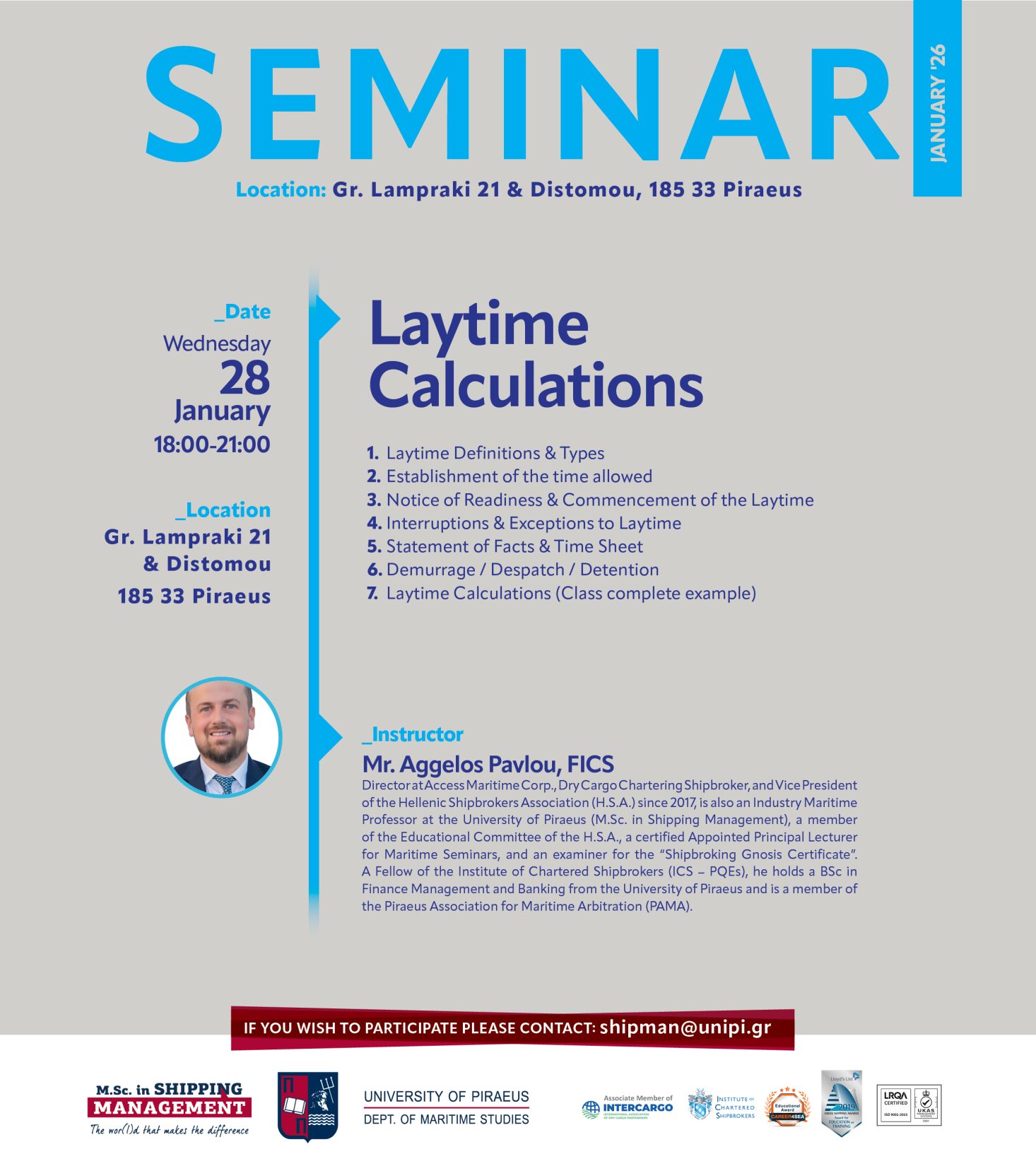 unipi msc sm seminars jan 26 01